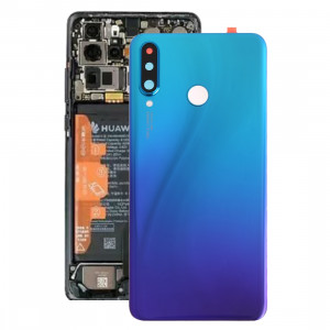 Cache batterie d'origine avec lentille de caméra pour Huawei P30 Lite (48MP) (Twilight Blue) SH1TBL745-20