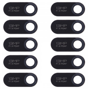 Objectif de caméra arrière 10 PCS pour Huawei Y6 Pro (2019) / Y6 (2019) (Noir) SH382B1532-20