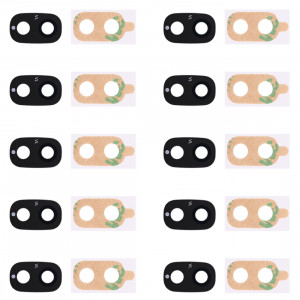 10 PCS Back Camera Lens Cover avec autocollant pour Galaxy J7 Pro SH944855-20
