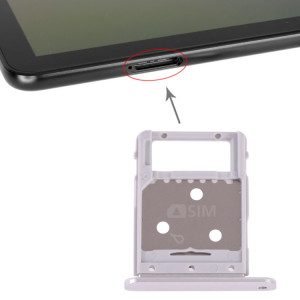 Pour Galaxy Tab S4 10.5 T835 Plateau de carte SIM + Plateau de carte Micro SD (Argent) SH536S125-20