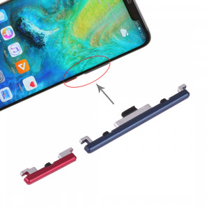 Bouton d'alimentation et bouton de contrôle du volume pour Huawei Mate 20 Pro (bleu) SH568L309-20