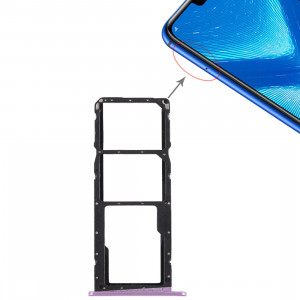 Plateau pour carte SIM + Plateau pour carte Micro SD pour Huawei Honor 8X (Violet) SH622P987-20