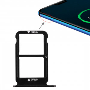 Bac à cartes SIM pour Huawei Honor 10 (noir) SH623B1026-20