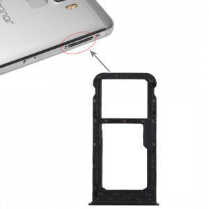 Bac à cartes SIM pour Huawei Honor 7S (Noir) SH624B232-20