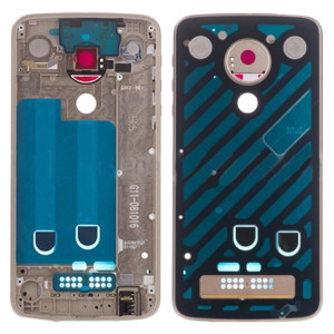 Plaque de cadre intermédiaire pour Motorola Moto Z Play XT1635 (Or) SH836J1149-20
