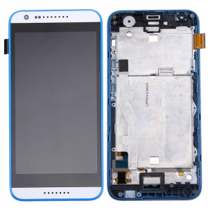 iPartsAcheter pour HTC Desire 620 Original Écran LCD + Écran Tactile Digitizer Assemblée avec Cadre (Blanc + Bleu) SI98LL213-20