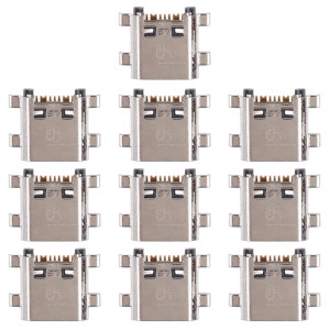 Pour Galaxy J7 Neo / J701 10pcs connecteur de port de charge SH00581959-20