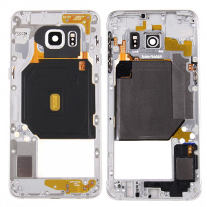 iPartsAcheter pour Cadre Samsung Galaxy S6 Bord + / G928 Moyen (Blanc) SI070W509-20
