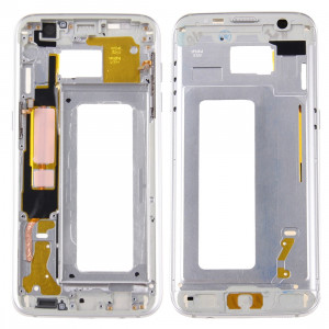 iPartsAcheter pour Samsung Galaxy S7 Edge / G935 Boîtier Avant Cadre LCD Cadre Lunette (Argent) SI073S764-20