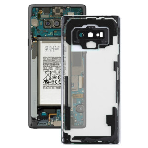 Pour Samsung Galaxy Note9 / N960D N960F Couvercle arrière de batterie transparent avec couvercle d'objectif d'appareil photo (Transparent) SH07TL1426-20