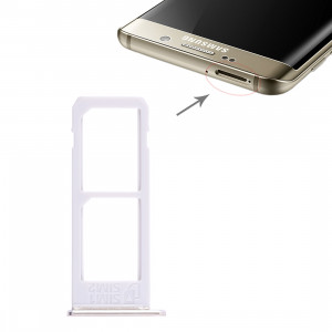 2 Plateau de carte SIM pour Galaxy S6 Edge plus / S6 Edge + (Gold) SH543J472-20