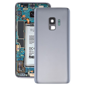 Coque arrière de batterie pour Galaxy S9 avec objectif d'appareil photo (gris) SH70HL618-20
