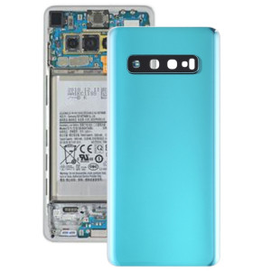 Coque arrière de batterie pour Galaxy S10 avec objectif d'appareil photo (vert) SH72GL655-20