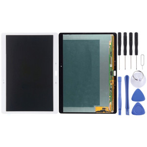 Écran LCD Super AMOLED d'origine pour Galaxy Tab S 10.5 / T805 avec numériseur complet (Blanc) SH53WL583-20
