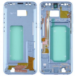 Cadre médian pour Galaxy S8 + / G9550 / G955F / G955A (bleu) SH964L698-20