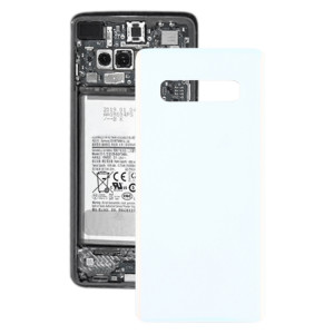 Pour le couvercle arrière de la batterie Galaxy S10 (blanc) SH31WL611-20