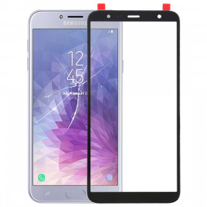 Écran avant lentille en verre pour Galaxy J4 + / J6 + / J610 (noir) SH176B1157-20