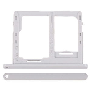 Pour Galaxy Tab A 10,5 pouces T595 4G ​​Plateau de carte SIM + Plateau de carte Micro SD (Blanc) SH236W1014-20