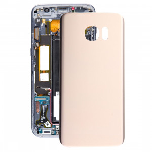 iPartsBuy Batterie Couverture Arrière pour Samsung Galaxy S7 Edge / G935 (Doré) SI50JL832-20