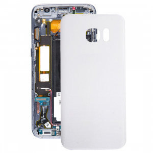 iPartsBuy Cache Batterie Arrière pour Samsung Galaxy S7 Edge / G935 (Blanc) SI50WL1784-20