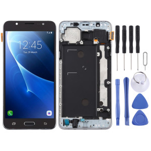 Écran LCD TFT pour Galaxy J7 (2016) / J710F Digitizer Assemblage complet avec cadre (Noir) SH75BL1642-20