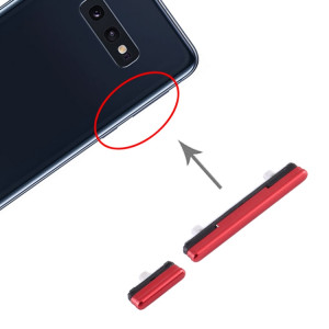Pour Samsung Galaxy S10e Bouton d'alimentation et bouton de contrôle du volume (rouge) SH658R387-20