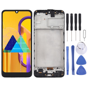 Écran LCD TFT pour Samsung Galaxy M30s Assemblage complet du numériseur avec cadre (Noir) SH663B1557-20
