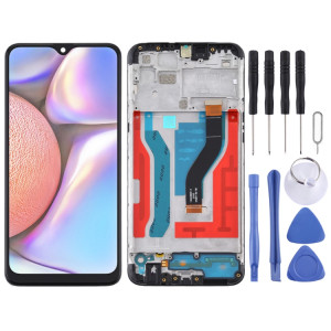 Écran LCD OEM pour Samsung Galaxy A10s Assemblage complet du numériseur avec cadre (Noir) SH667B1334-20