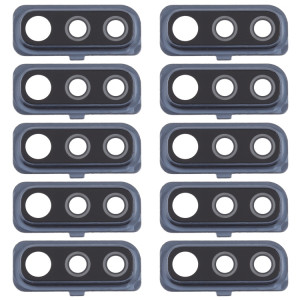 Pour Samsung Galaxy A50 10pcs Couvercle d'objectif d'appareil photo (Noir) SH913B735-20