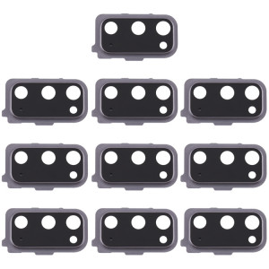 Pour Samsung Galaxy S20 10pcs Couvercle d'objectif d'appareil photo (Noir) SH919B229-20