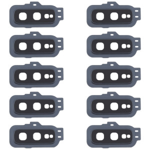 Pour Samsung Galaxy S10e 10pcs Couvercle d'objectif d'appareil photo (Noir) SH920B522-20