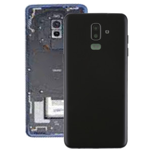 Coque arrière pour Galaxy J8 (2018), J810F/DS, J810Y/DS, J810G/DS avec touches latérales et objectif d'appareil photo (noir) SH62BL1992-20