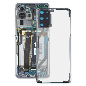 Pour Samsung Galaxy S20+ SM-G985 SM-G985F SM-G985F/DS Verre Transparent Batterie Couverture Arrière (Transparent) SH91TL1569-20