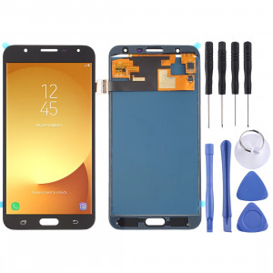 Ecran LCD et ensemble de numérisation complet (matériau TFT) pour Galaxy J7 Neo, J701F / DS, J701M (Noir) SH03BL399-20