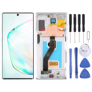 Écran LCD d'origine pour Samsung Galaxy Note10+ 4G/Note10+ 5G SM-N976/N975 Assemblage complet du numériseur avec cadre (Argent) SH110S961-20