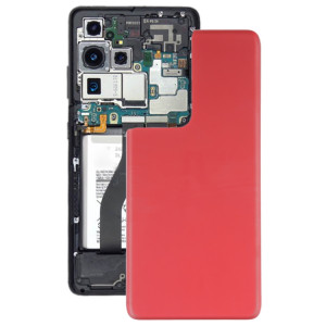 Coque arrière de batterie pour Samsung Galaxy S21 Ultra 5G (rouge) SH93RL1656-20