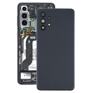 Coque arrière de batterie pour Samsung Galaxy A32 4G avec cache d'objectif d'appareil photo (noir) SH30BL1762-20