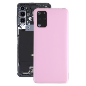 Coque arrière de batterie pour Samsung Galaxy S20+ avec cache d'objectif d'appareil photo (rose) SH80FL1704-20