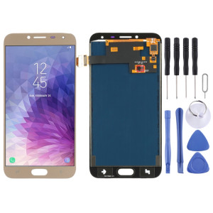 Écran LCD TFT pour Galaxy J4, J400F/DS, J400G/DS avec numériseur complet (or) SH467J368-20