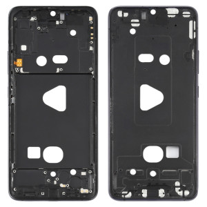 Pour Samsung Galaxy A90 5G SM-A908B plaque de lunette de cadre moyen (noir) SH670B1371-20