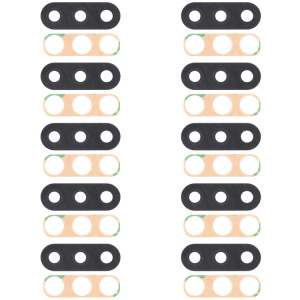 Pour Samsung Galaxy A01 SM-A015 Objectif de caméra arrière 10pcs SH27261158-20