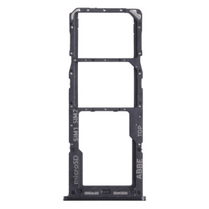 Pour Samsung Galaxy A22 SM-A225 Plateau de carte SIM + Plateau de carte SIM + Plateau de carte Micro SD (Noir) SH789B204-20