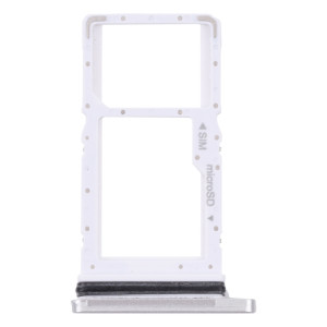 Pour Samsung Galaxy Tab A7 10.4 (2020) SM-T505 Plateau de carte SIM + Plateau de carte Micro SD (Blanc) SH876W324-20