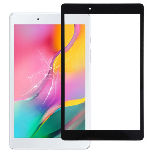 Pour Samsung Galaxy Tab A 8.0 (2019) SM-T295 (Version LTE) Lentille extérieure en verre de l'écran avant avec adhésif optiquement transparent OCA (noir) SH953B1050-20