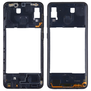 Pour Galaxy A20 Middle Frame Bezel Plate (Noir) SH982B1091-20