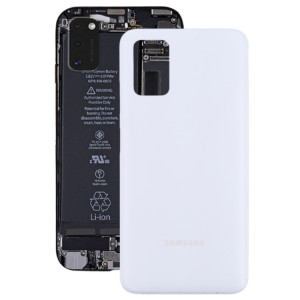 Pour Samsung Galaxy A03s SM-A037 Couvercle arrière de la batterie (Blanc) SH60WL325-20