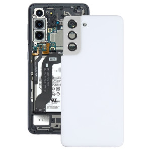 Couverture arrière de la batterie avec couvercle de la lentille de caméra pour Samsung Galaxy S21 5G (Blanc) SH66WL621-20