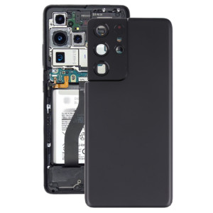 Couverture arrière de la batterie avec couvercle de la lentille de caméra pour Samsung Galaxy S21 Ultra 5G (Noir) SH67BL1037-20