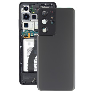 Couverture arrière de la batterie avec couvercle de la lentille de caméra pour Samsung Galaxy S21 Ultra 5G (gris) SH67HL1596-20