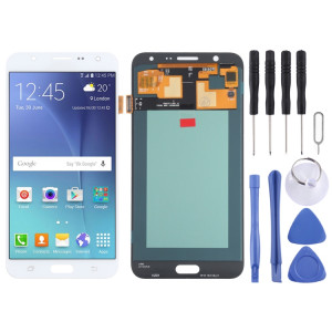 Écran LCD OLED pour Samsung Galaxy J7 SM-J700 avec assemblage complet du numériseur (Blanc) SH85WL1889-20